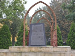 fot. Tadeusz Puchałka / Pomnik zmarłych tragicznie Górników KWK Makoszowy. Pamiętajmy o tych co odeszli, i prośmy Naszą Patronkę by tego rodzaju pomników było jak najmniej.